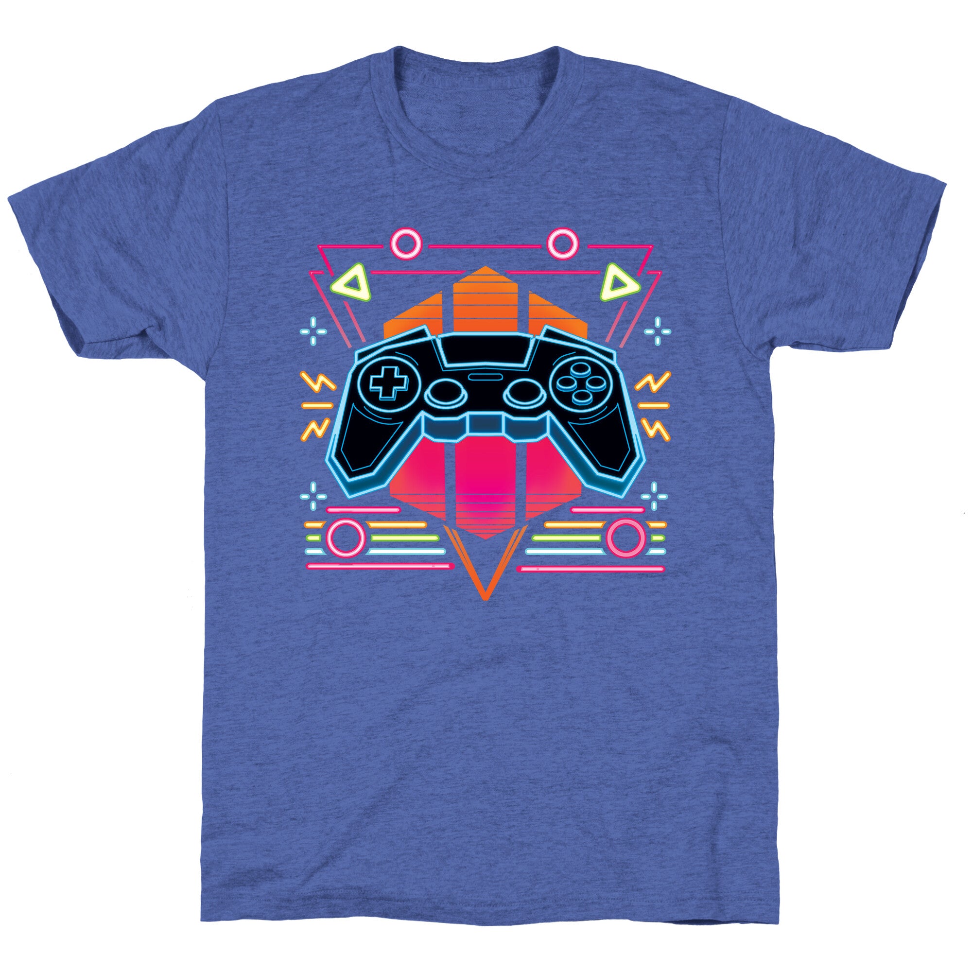 Synthwave Gamer Unisex Triblend Tee